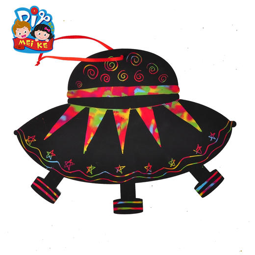 太空刮刮卡手工刮画纸太空人系列儿童DIY创意手工画幼儿园DIY创意 商品图4