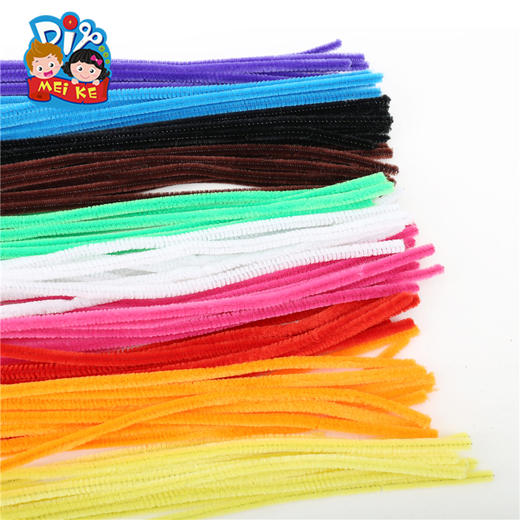 混色毛条绒条MEi KE幼儿园儿童手工DIY材料儿童玩具基础材料工具 商品图1
