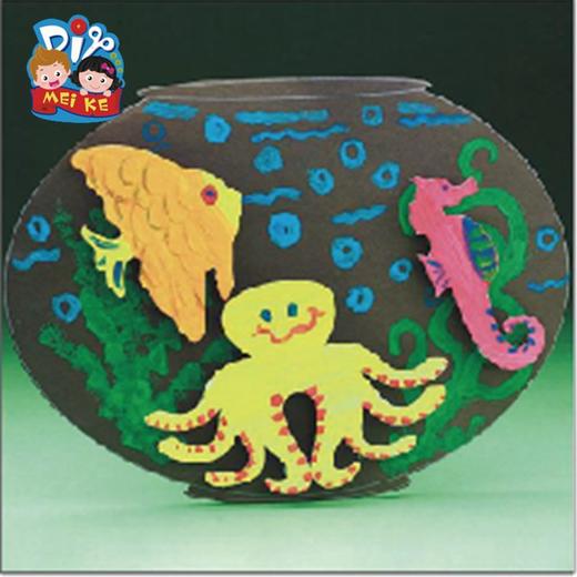 DIY鱼缸MEi KE儿童diy手工制作玩具幼儿园儿童创意创意趣味材料 商品图2
