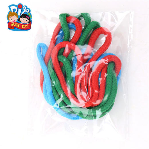 三色鞋绳 幼儿园串珠绳子蓝绿红儿童美可diy手工鞋带材料创意秒杀 商品图4