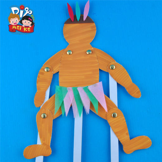 关节人偶 美可diy推荐儿童表演益智组装绘画玩具幼儿园手工特价 商品图2