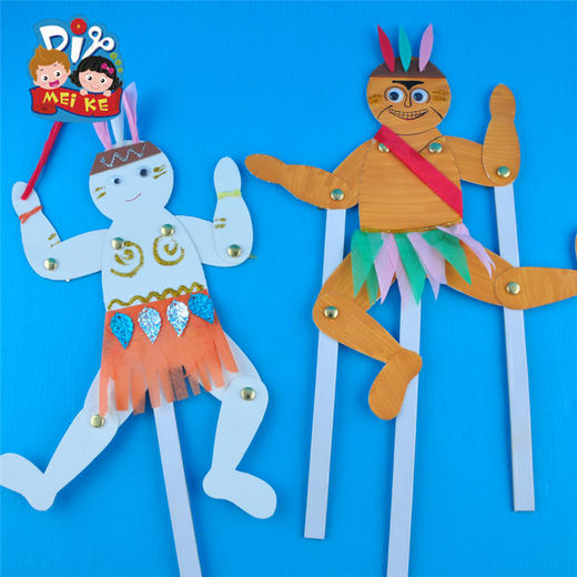 关节人偶 美可diy推荐儿童表演益智组装绘画玩具幼儿园手工特价 商品图3