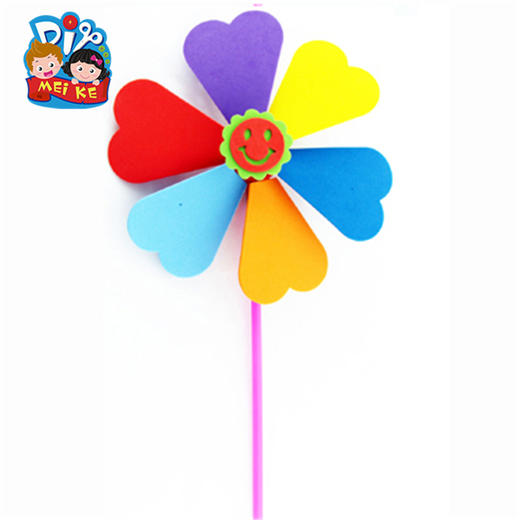 eva风车 儿童3D立体画益智创意DIY幼儿园儿童手工EVA粘贴制作材料 商品图1