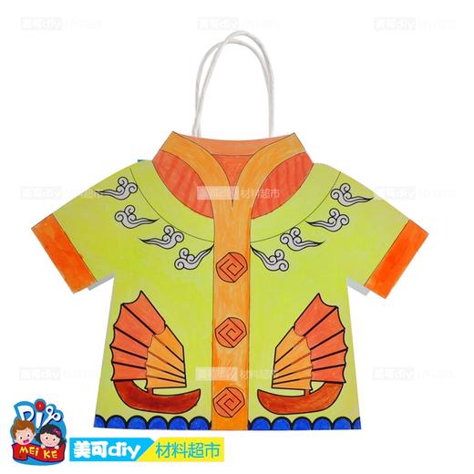 MEIKE 新款绘画中国服装传统服饰创意手工美术材料包幼儿园DIY 商品图3