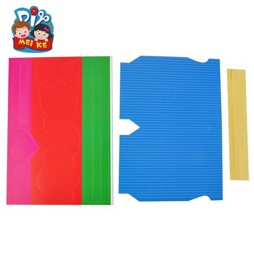 MEIKE 教师节创意手工 郁金香花束粘贴贺卡幼儿节日活动材料特价 商品图2