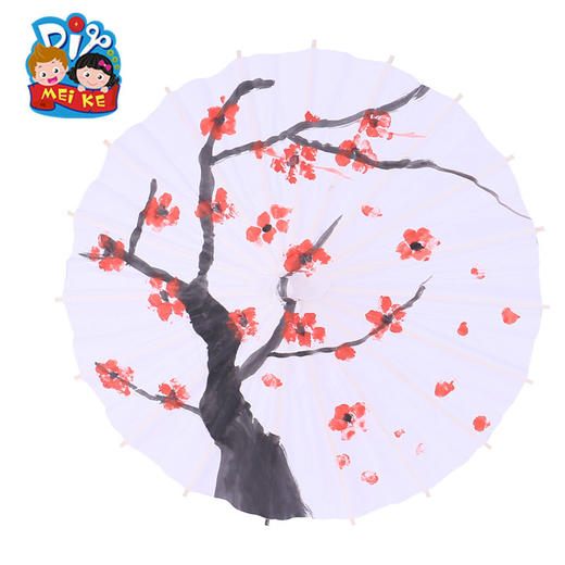 儿童绘画伞空白 纸伞幼儿园创意手工diy制作手绘画画美术舞蹈材料 商品图0
