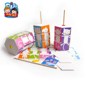 旋转换衣服 幼儿绘画粘贴创意手工儿童DIY推荐制作材料包益智热卖