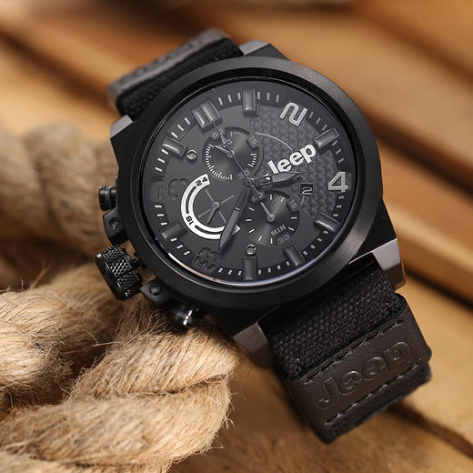 jeep吉普手表牧马人系列个性休闲男士石英表jpw60902qy