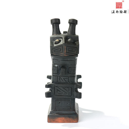 马成林仿青铜兕觥壶 商品图2