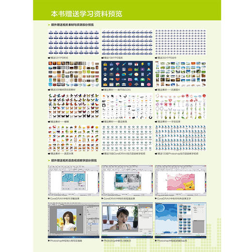中文版Photoshop+CorelDRAW艺术设计精粹案例教程 Photoshop图像处理 图形图像设计应用 ps入门 商品图3