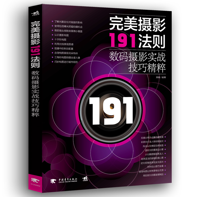 完美摄影191法则:数码摄影实战技巧精粹 摄影教程书籍入门教材 单反相机讲解构图 学风光人像摄影手册大全技巧艺术数码作品集技巧