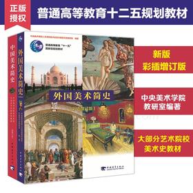 正版中国美术简史 +外国美术简史(增订本) 全2册高等教育西方美术简史 中央美术学院 艺术院校美术历史教材书考研笔记素材畅销书籍