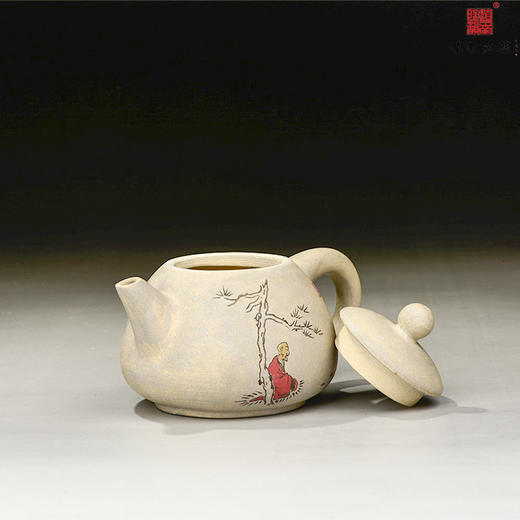 向进兴覆色刻填吃茶去壶 商品图3