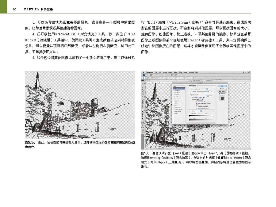 新书SketchUp u0026 Photoshop室内手绘设计图形图像绘制着色渲染技术透视图 