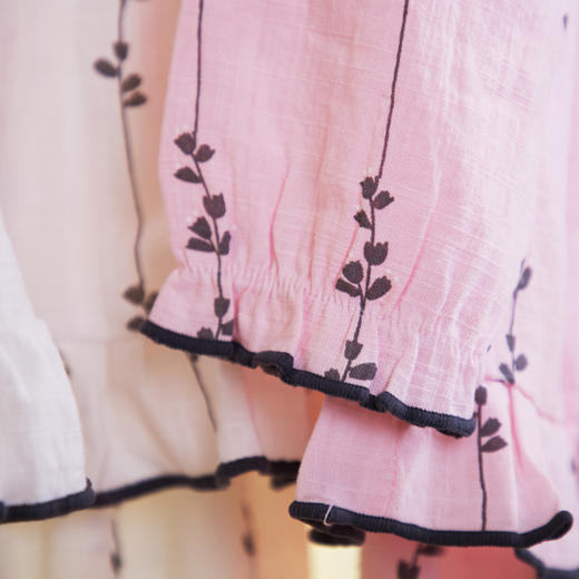 T33儿童家居春秋女童睡衣空调服1:1实物服装纸样剪裁图纸牛皮纸样 商品图5