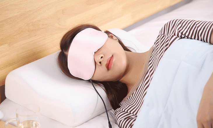 真丝发热眼罩| 5a级真丝面料,助眠安神,缓解眼疲劳,智能控温