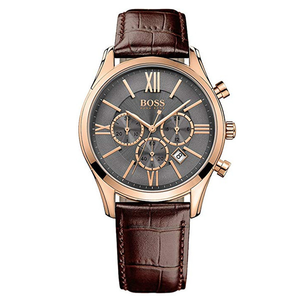 hugoboss男士多功能石英手表1513198特价75折