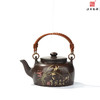 谭知凡覆色刻填香飘四海残贴铜柄提梁壶 商品缩略图1