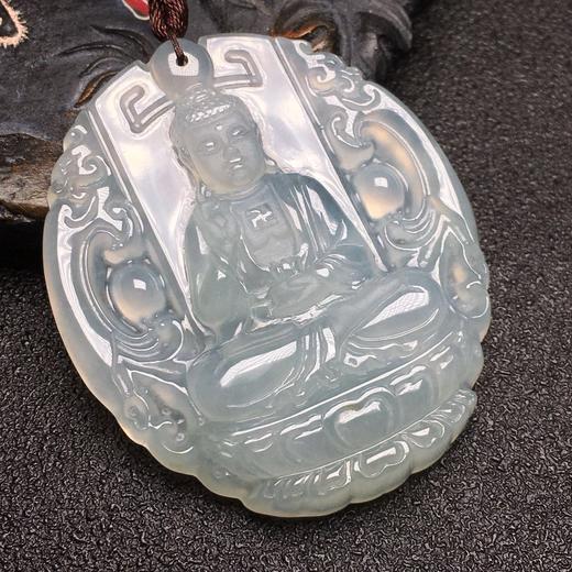 61025翡翠冰种阿弥陀佛