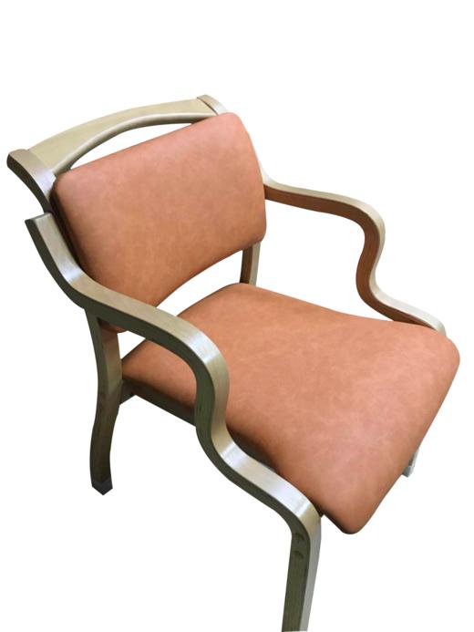 曲木半扶手适老椅 商品图0