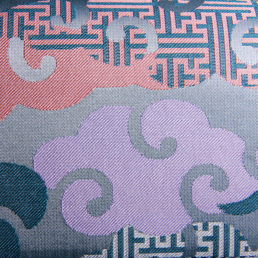 SAINTJOY/上久楷 宋锦女式单肩包 粉绿零度空间  BWS18A0301 商品图3