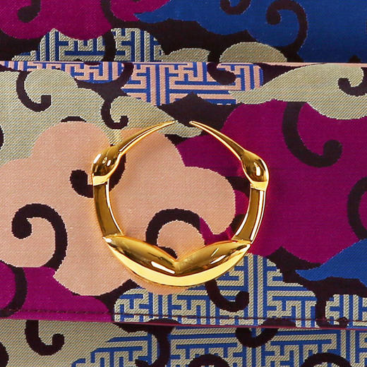 SAINTJOY/上久楷 宋锦女式双肩背包  深紫零度空间 BWS18A0101 商品图3