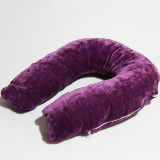 羊绒泰式U型趴枕-紫色 商品图0