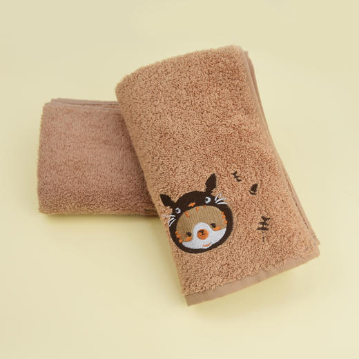 龙猫·姜 刺绣纯棉多用毛巾 商品图0