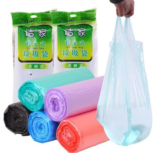 【家用杂物】优质手提垃圾袋洁家 全新料结实牢固加厚背心袋 商品图1