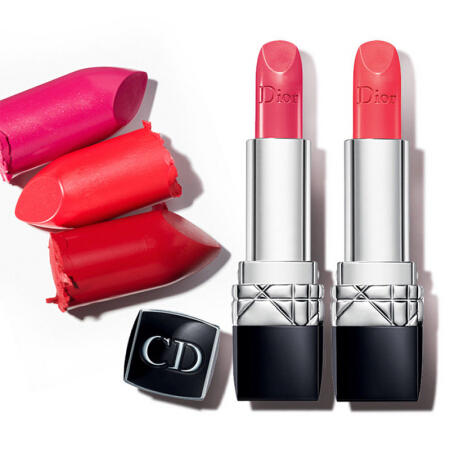 迪奥dior烈艳蓝金唇膏口红047玫红偏紫