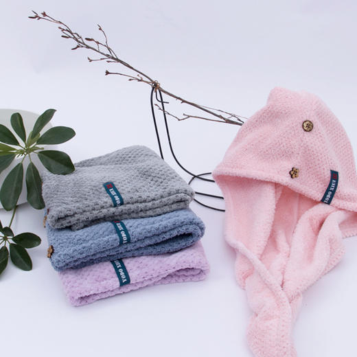 【买二送一】日本爆款【3分钟头发就干了】吸水 不滴水 不伤发丝 不掉毛 长发也能用 YODO XIUI干发帽 商品图2