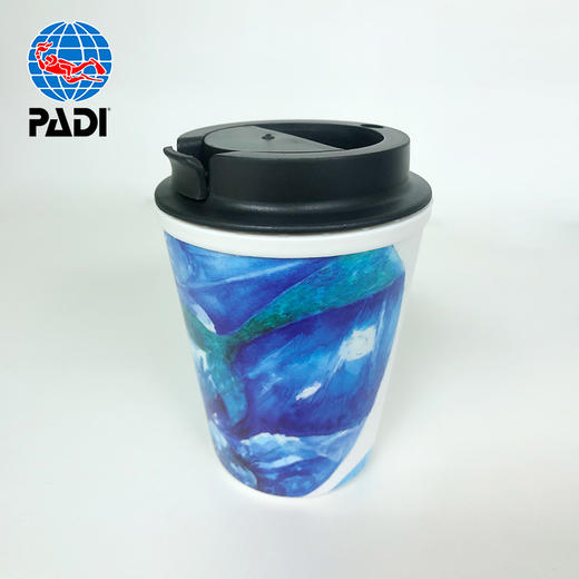 PADI Gear 手绘鲸鱼咖啡杯 商品图0