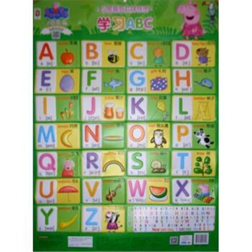 学习ABC-小猪佩奇立体挂图 商品图0