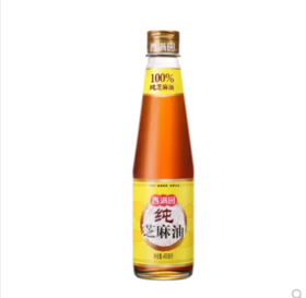 【百汇到家】香满园 纯芝麻油400ml 香油