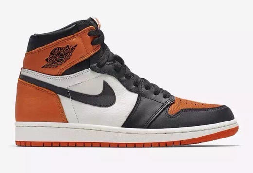 经典爆款aj1黑扣碎篮板aj1出口国外鞋店订单完美鞋型头层软牛皮男鞋