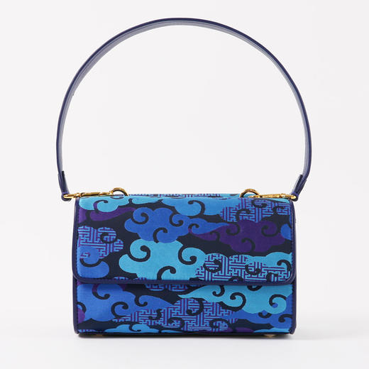 SAINTJOY/上久楷 宋锦女式单肩包  蓝紫零度空间 BWS18A0301 商品图1