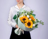 爱的赞歌-向日葵桔梗花束-全国鲜花速递同城鲜花店配送生日花北京上海杭州广州深圳订花送花 商品缩略图1