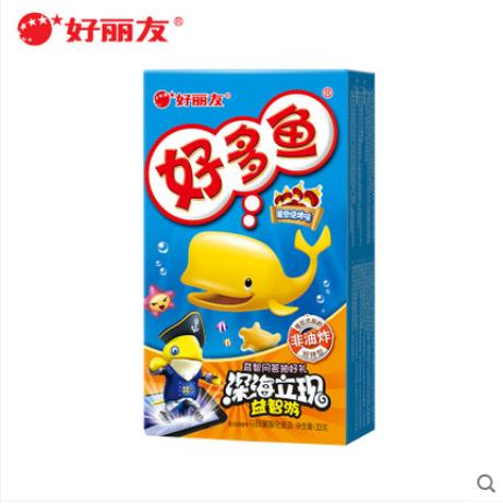 【百汇到家】好丽友好多鱼脆香烧烤味33g 商品图1