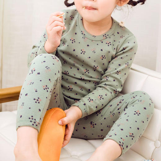 T37春秋儿童内衣保暖秋衣打底1:1实物服装纸样剪裁图纸牛皮纸样 商品图3