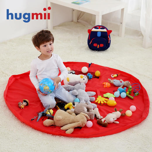 【特价售空不补】hugmii儿童玩具收纳袋束口收纳 商品图0