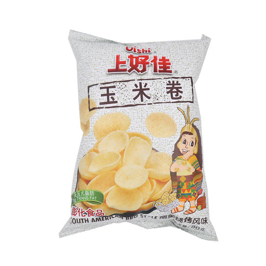 上好佳玉米卷南美烧烤味80g袋