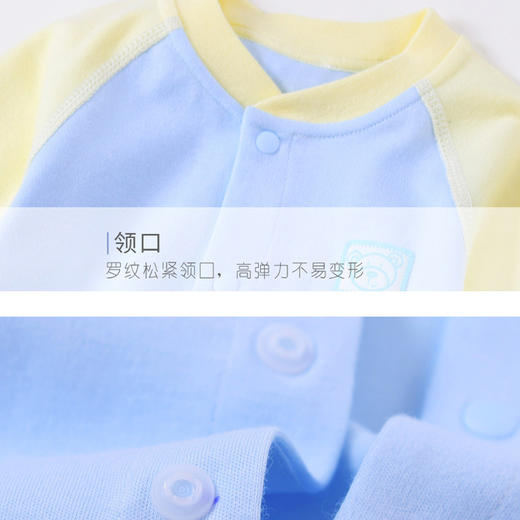 T36新生儿爬服哈衣连体衣春秋装1:1实物服装纸样剪裁图纸牛皮纸样 商品图2