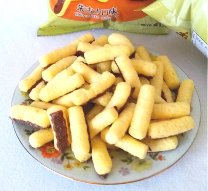 百汇到家上好佳朱古力粟米条40g