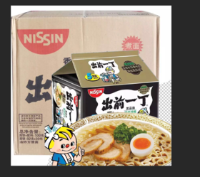 出前一丁黑蒜油猪骨面（30包装）