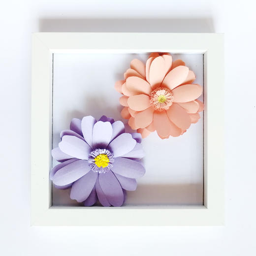 纸花艺术 框
