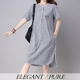 裁缝学苑A09衬衫裙遮肚子1:1服装纸样剪裁图纸牛皮纸