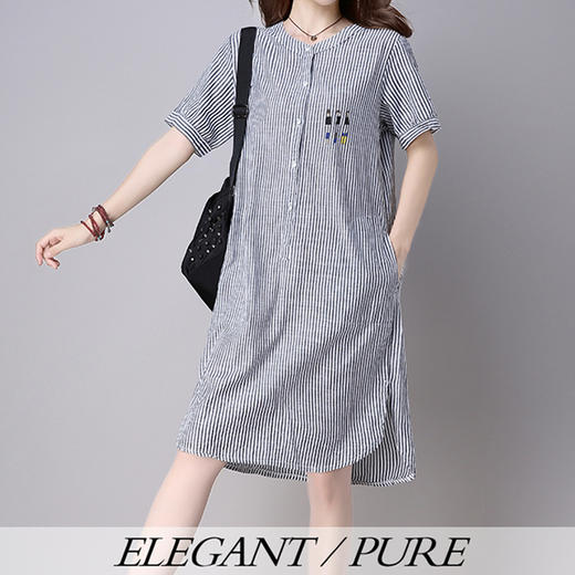 裁缝学苑A09衬衫裙遮肚子1:1服装纸样剪裁图纸牛皮纸 商品图0