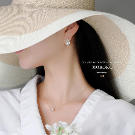 MOROKO×马贝珍珠丨领结「耳钉」/ Bandeau 商品图5