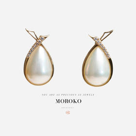 MOROKO×马贝珍珠丨领结「耳钉」/ Bandeau