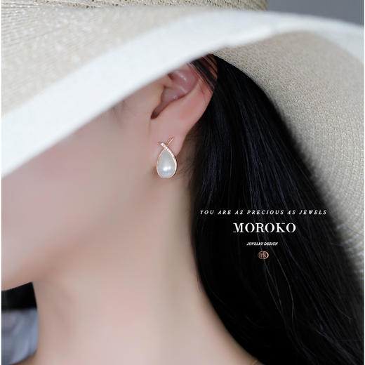 MOROKO×马贝珍珠丨领结「耳钉」/ Bandeau 商品图3